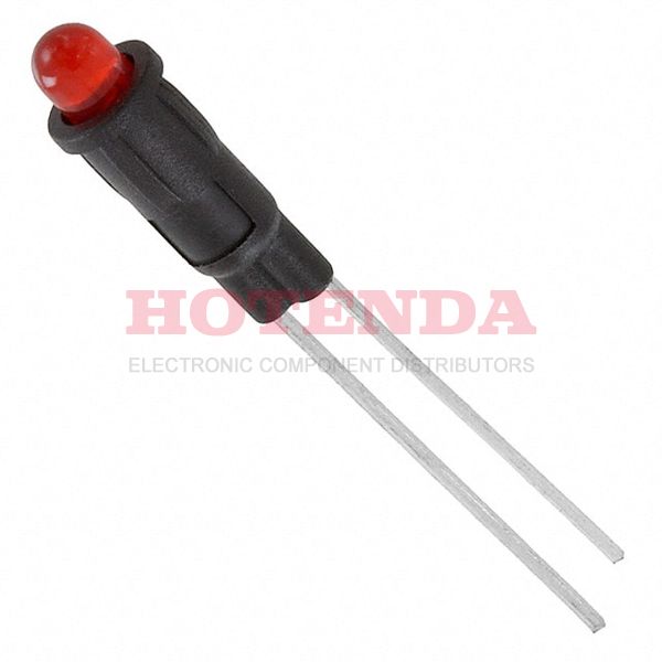 PM3SRD - LED Panel Mount Indicators Supr Red 660nm 90mcd Diff Lens