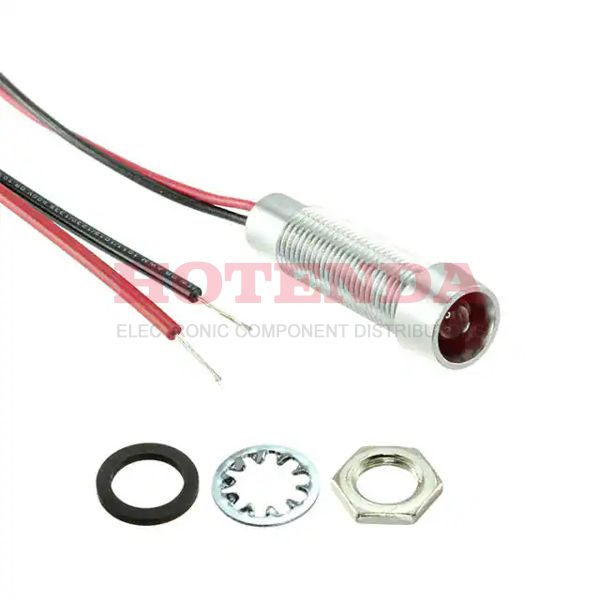 L79D-R12-W - LEECRAFT L79D-R12-W PANEL MOUNT INDICATOR, LED, 7.92MM, RED, 12V