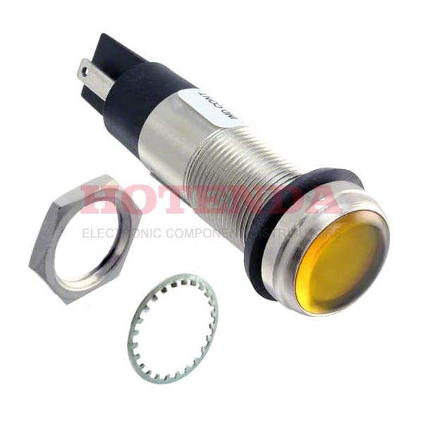 6561307304F - 1/2" FLT YL 72VDC W/TERM