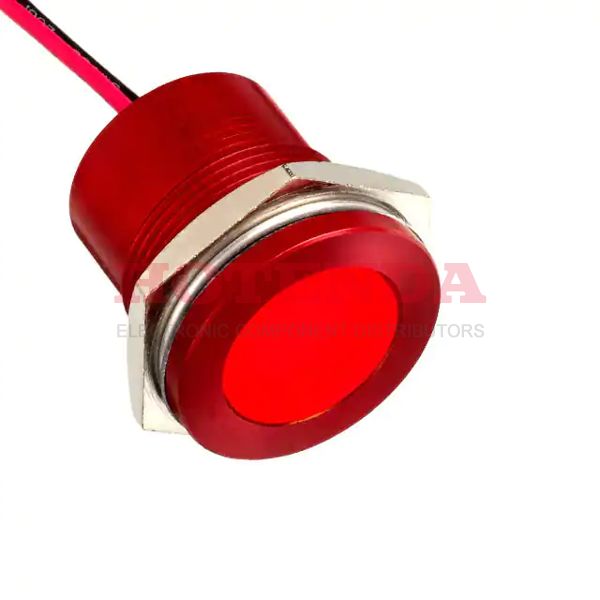Q22F5ARXXSR24AE - INDICATOR 24V 22MM FLUSH RED