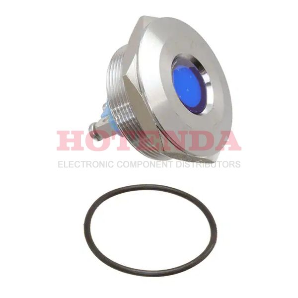 6231304304F - 30MM FLTPMI BL 12VDC W/TERM