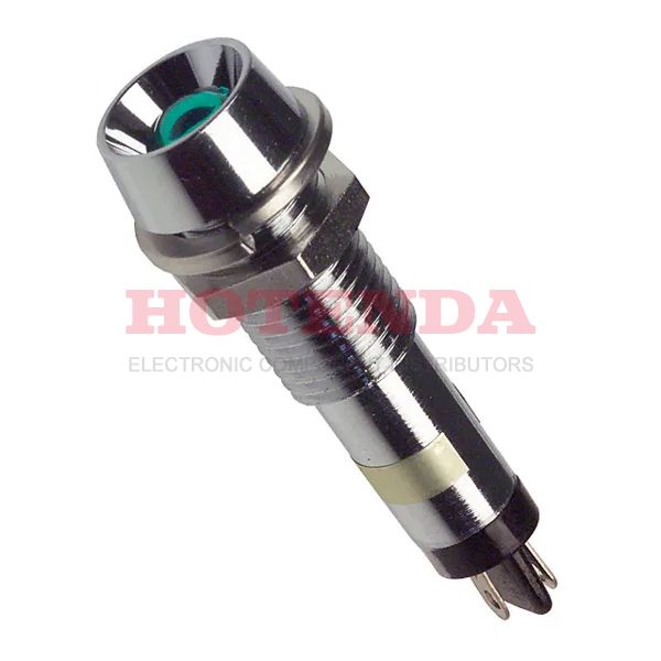 6072212130 - LED PNL MT 7MM 12V CHROME GREEN