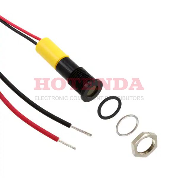 Q8F3BXXY12E - LED PM INDICATOR FLUSH YELLOW