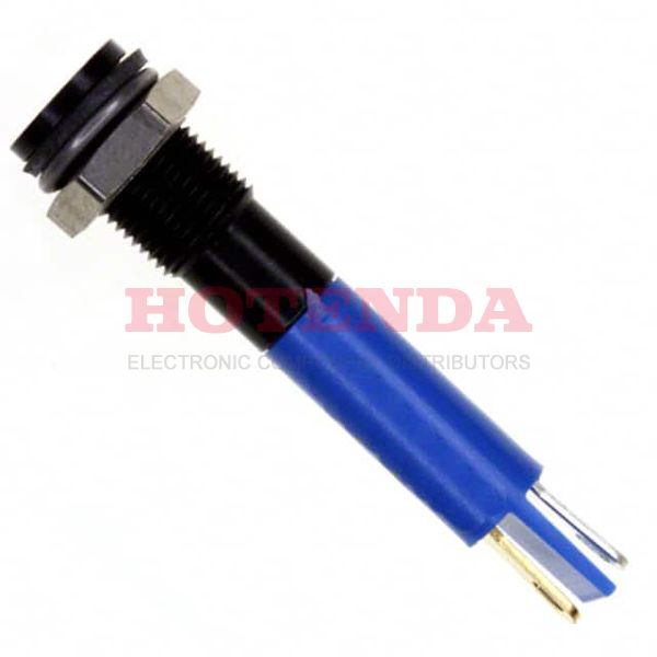 Q6F1BXXB24E - INDICATOR 24V 6MM FLUSH BLUE
