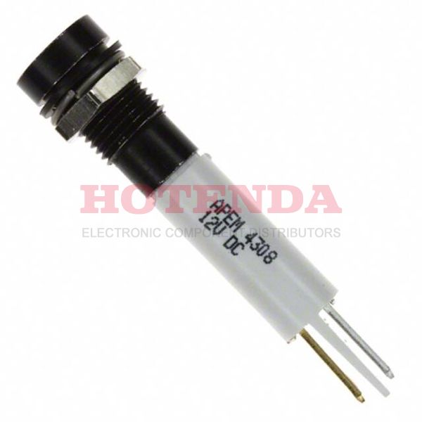 Q8R1BXXW12E - INDICATOR 12V 8MM RECESSED WHT