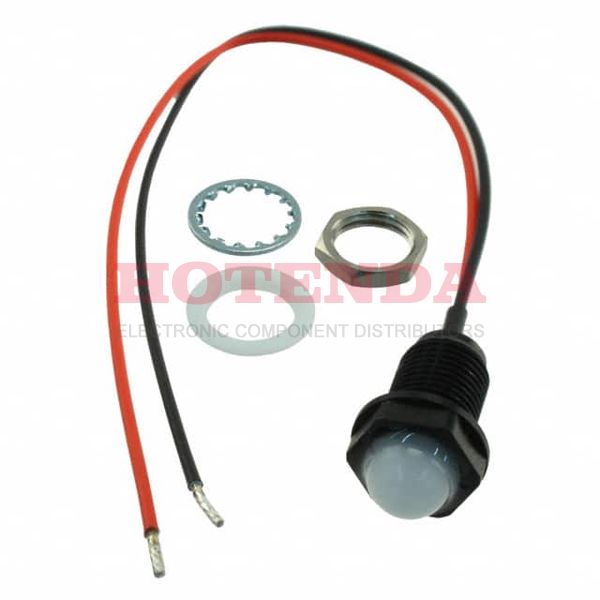 PM5-AP7W3.4V - PANEL MOUNT ASSEM WHITE, 8.5MM