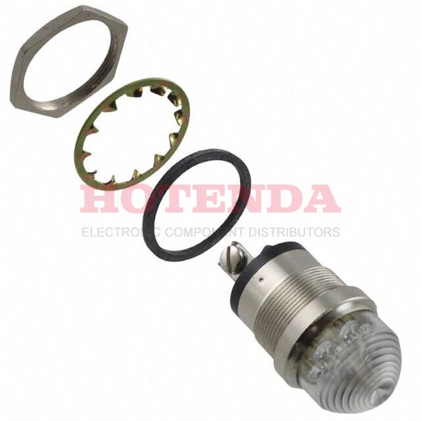 5563004304 - LED PNL MT 1" 24V WT DOME WHT