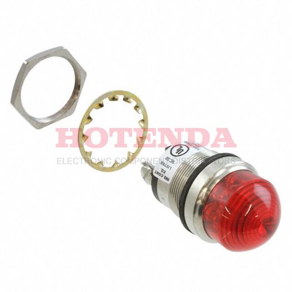 5561303304F - LED PNL MT 1" 12V WT FLAT YELLOW