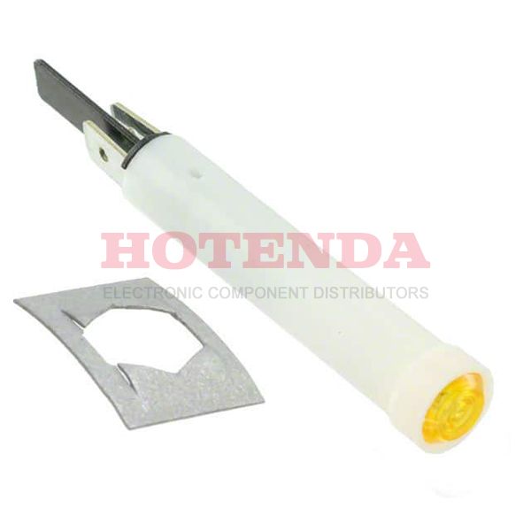 2110QA3 - INDICATOR NEON AMBER PANEL MNT