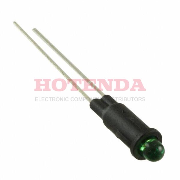 PM3PGT - PNL MNT W/ WIRE 555NM 10MCD GRN