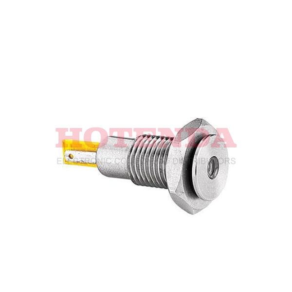 DX0506/RD/12 - LED Panel Mount Indicators Red LED Indicator 2.8mm Tab 12 Volt