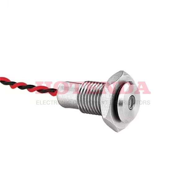DX0507/BL/24 - LED Panel Mount Indicators Blu LED Indicator Wire Leads 24 Volt