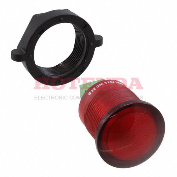 CNX722C20005B - LED Panel Mount Indicators 22mm Red 5V Screw Block