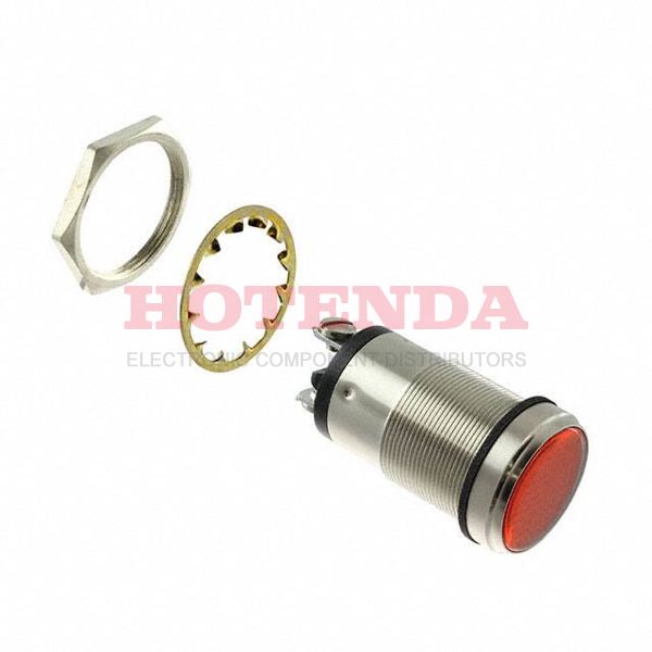 5561305304 - LED PMI RED 1 125V WT FLAT