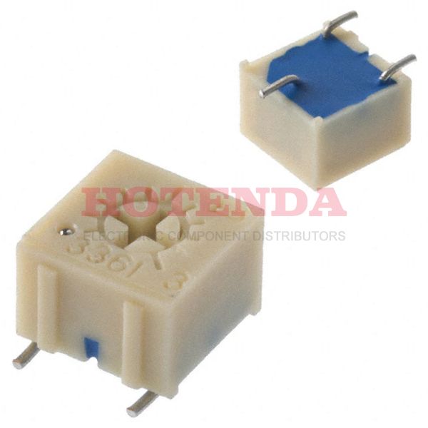 3361P-1-102GLF - BOURNS 3361P-1-102GLF TRIMMER, POT, 1K, 10%, 1TURN, SMD