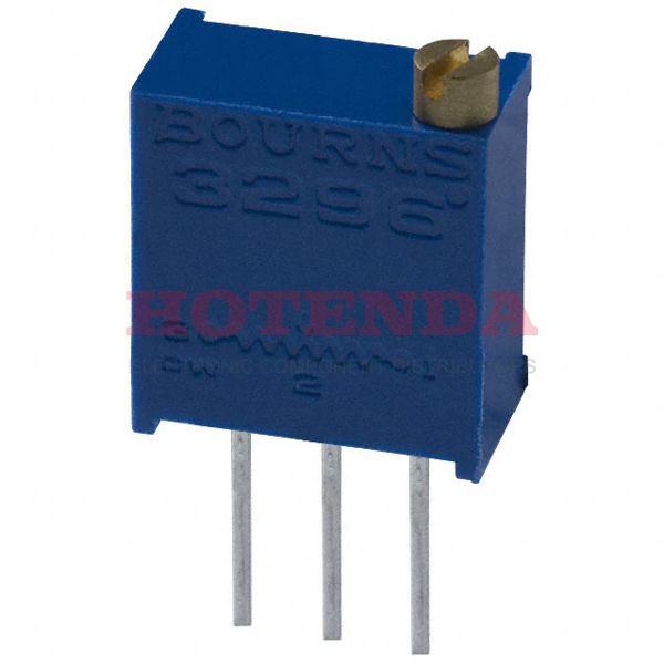 3296W-1-202R - TRIMMER 2K OHM 0.5W PC PIN TOP