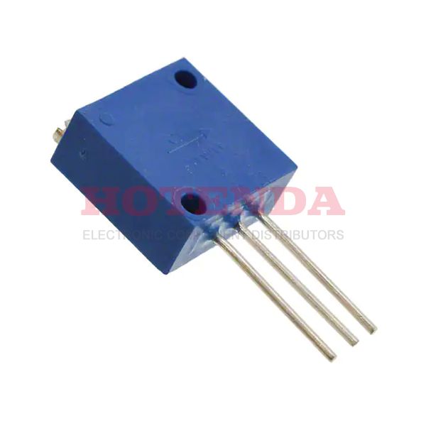 3250W-66-501 - Trimmer Resistors - Through Hole 500 OHMS 5% Square Sealed