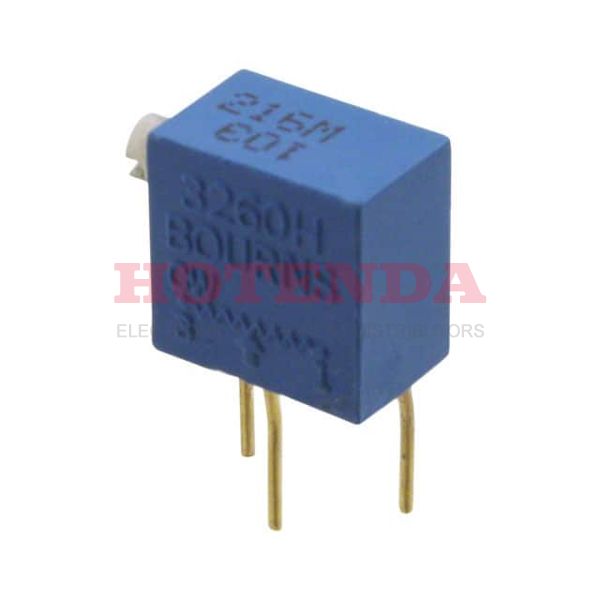 3260H-1-102 - TRIMMER 1K OHM 0.25W PC PIN SIDE