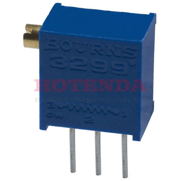 3299X-1-103 - TRIMMER 10K OHM 0.5W PC PIN SIDE