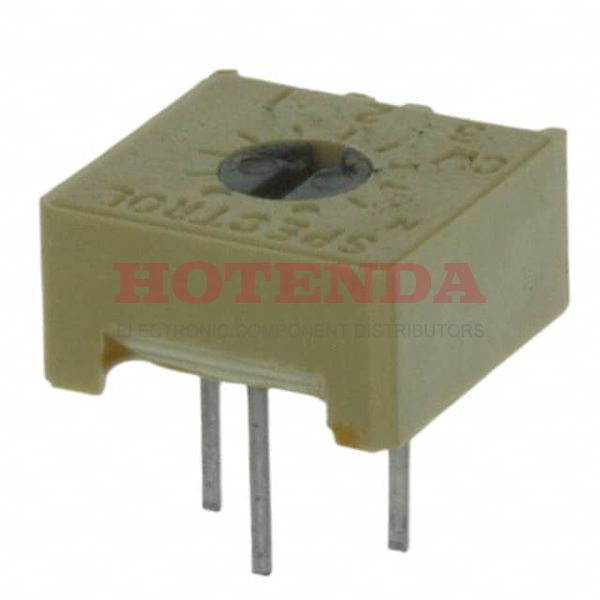 M63P202KB40 - TRIMMER 2K OHM 0.5W PC PIN SIDE