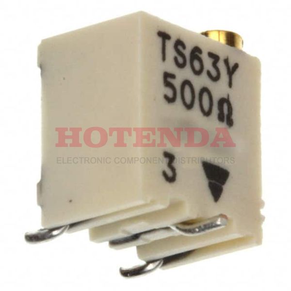 TS63Y501KR10 - TRIMMER 500 OHM 0.25W SMD