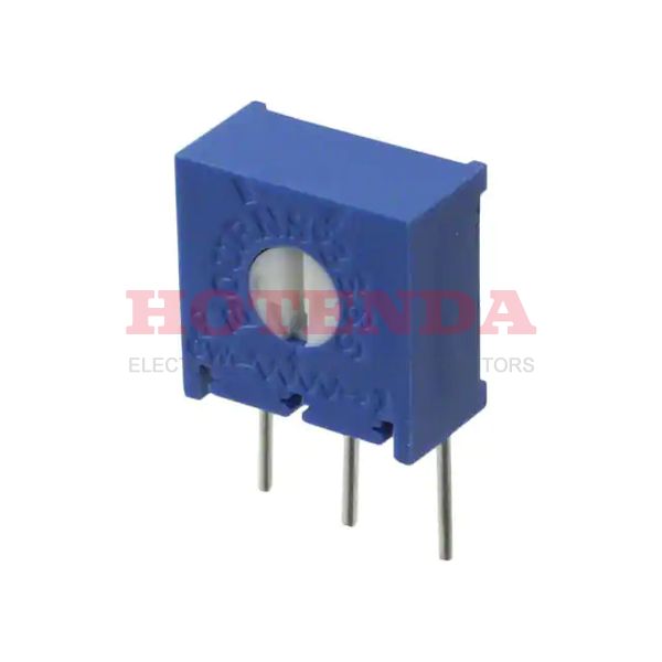 3386B-1-202LF - TRIMMER 2K OHM 0.5W PC PIN SIDE