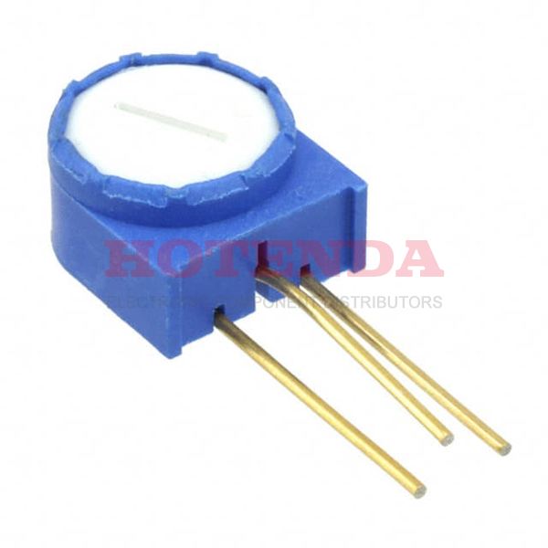 3345W-1-101 - Res Wirewound Trimmer 100 Ohm 5% 1W 1(Elec)/1(Mech)Turn 5.97mm (11.43 X 6.86 X 13.34mm) Pin Thru-Hole Bag