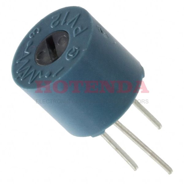 PV12P103A01B00 - TRIMMER 10K OHM 0.5W PC PIN TOP