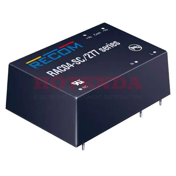 RAC04-05SC/277 - RAC04-05SC/277 datasheet pdf and AC DC Converters product details from Recom Power stock available on our website