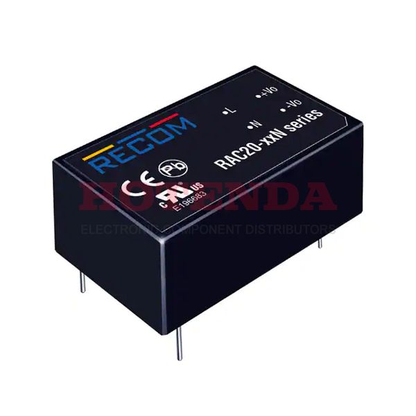 RAC20-05SN - RAC20-05SN datasheet pdf and AC DC Converters product details from Recom Power stock available on our website