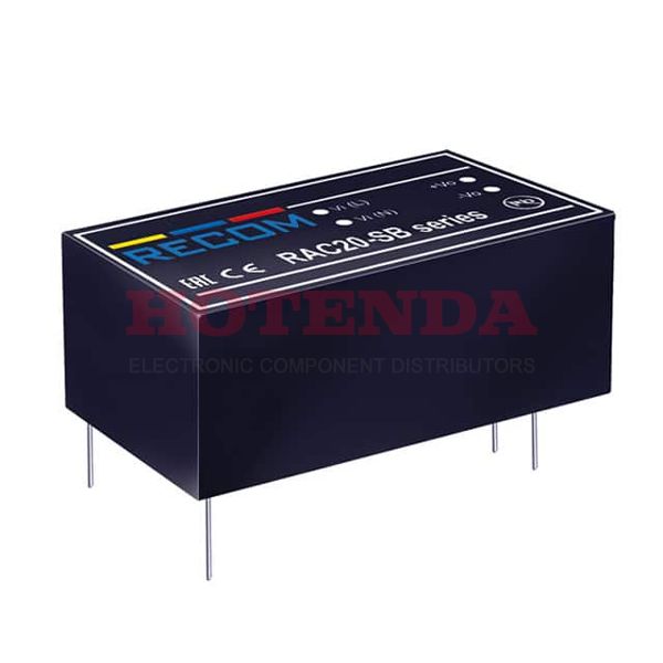 RAC20-05SB - RAC20-05SB datasheet pdf and AC DC Converters product details from Recom Power stock available on our website