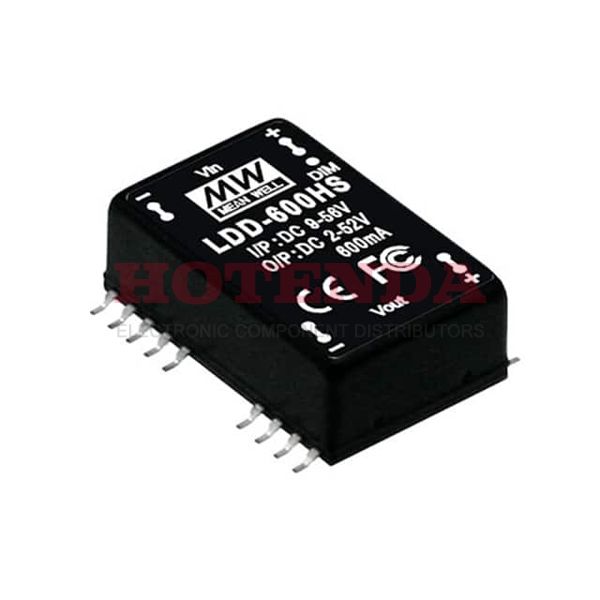 LDD-600HS - LED DRIVER CC BUCK 2-52V 600MA