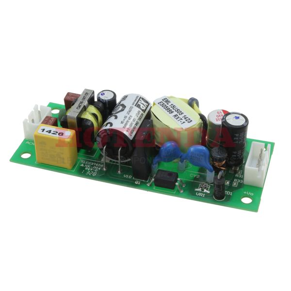 EML15US15-T - XP POWER EML15US15-TAC/DC Open Frame Power Supply, Medical, Adjustable, Fixed, 85 V, 264 V, 15 W, 15 V, 1 A