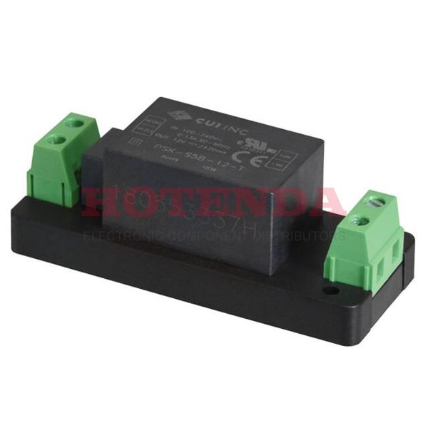 PSK-S5B-5-T - AC-DC, 5 W, 5 VDC, SINGLE OUTPUT