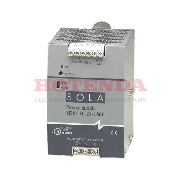 SDN10-24-100P - 240W 24V DIN S/P 115/230V IN