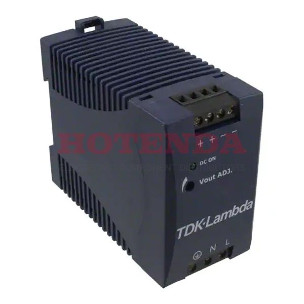 DPP25-5 - TDK LAMBDA DPP25-5 AC/DC DIN Rail Power Supply, Class II, Adjustable, Fixed, 1 Output, 85 VAC, 264 VAC, 25 W, 5 VDC