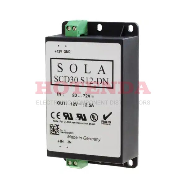 SCD30S12-DN - 30W 12V DC-DC DIN SWITCHING PS