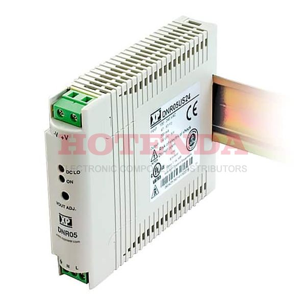 DNR05US05 - XP POWER DNR05US05 AC/DC DIN Rail Power Supply, Industrial, Fixed, 1 Output, 90 VAC, 264 VAC, 5 W, 5 VDC