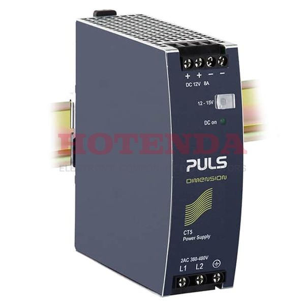 CT5.121 - Switched-mode power supply unit for DIN rail 12 VDC 96 W, CT5.121, Puls