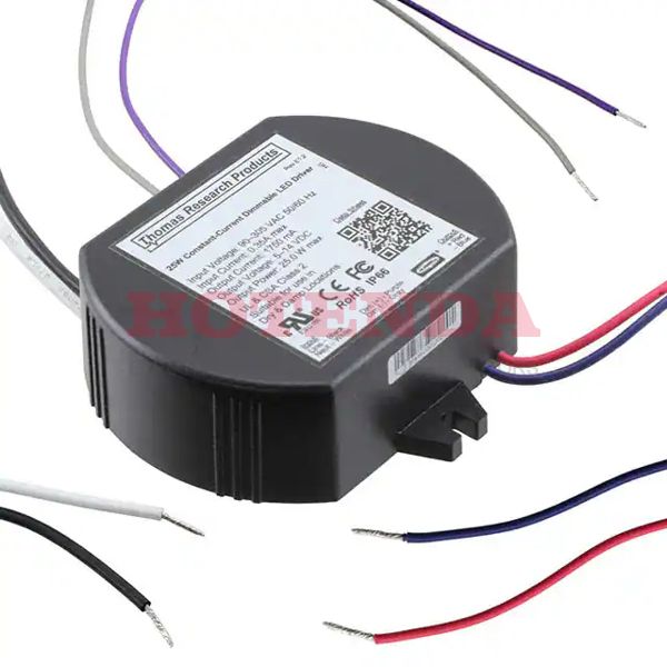 LED25W-28-C0350-D - LED DRIVER CC AC/DC 10-28V 350MA