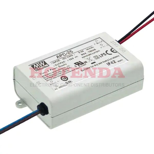 APC-25-500 - LED DRVR CC AC/DC 15-50V 500MA