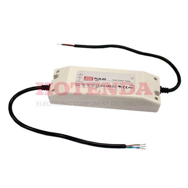 PLN-60-36 - LED DRVR CC AC/DC 25.2-36V 1.7A
