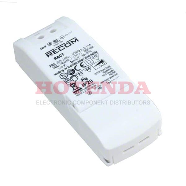 RACT25-500 - LED SUPPLY CC AC/DC 25W 25-50V