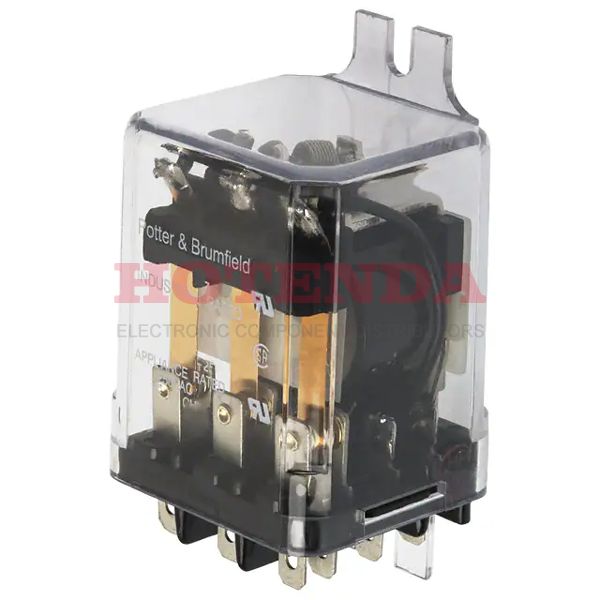 KUP-14D55-48 - RELAY GEN PURPOSE 3PDT 10A 48V