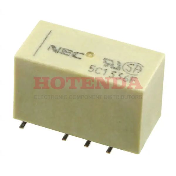 EE2-12NU - Relay; E-Mech; DPDT; Ctrl-V 12DC; 2A; 250VAC; PCB Mount; SMD; EC2/EE2 Series