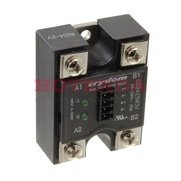 CD2425W3VRH - Solid State Relays - Industrial Mount 4-32VDC 24-280VAC 2 5A 4pin Screw Term
