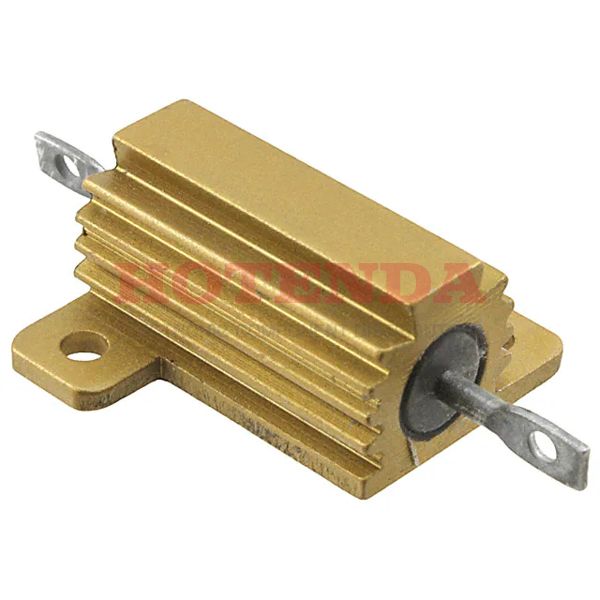 RER70F2210RC02 - Res Wirewound 221 Ohm 1% 20W ±20ppm/C 0.01% Aluminum Housed AXL Flange Mount Card Pack