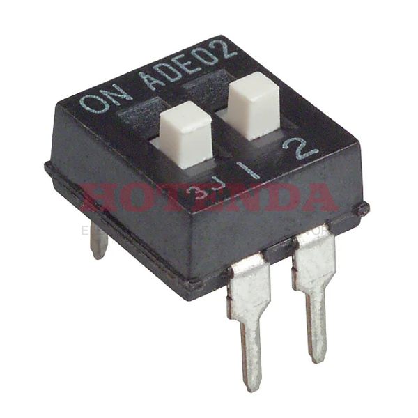 ADE02 - DIP Switches / SIP Switches 2 POS EXT ACT PC