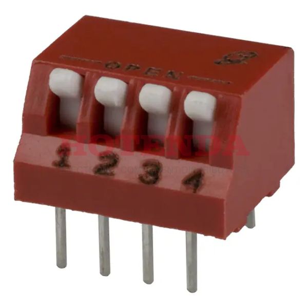 76PSB04S - SWITCH PIANO DIP SPST 150MA 30V