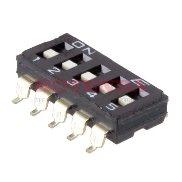 KAE05TGGT - SWITCH SLIDE DIP SPST 25MA 24V